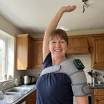 Restored mobility - raising arm overhead while wearing SootheThera